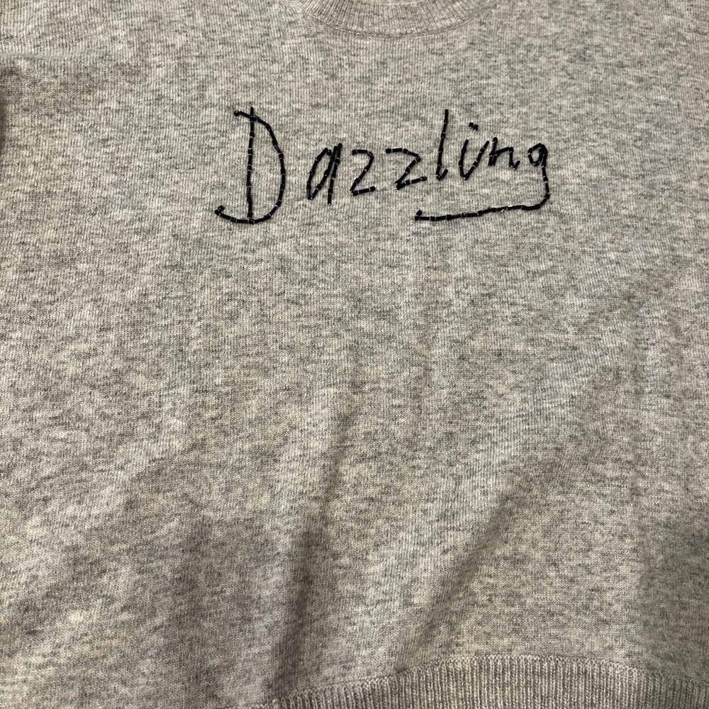 J. Crew Light Gray Knit Sweater
